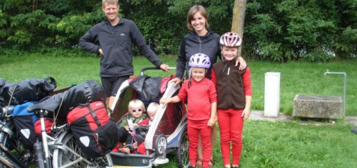 Familien Møller - Cykeltur i 2009 - Alle Ud