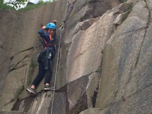 bornholm klippeklatring børn klatring familie