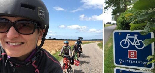 Østersøruten Nationalrute 8 Cykeltur Danmark cykelferie børn familie