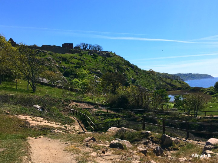 Hammershus slotsruin Bornholm 