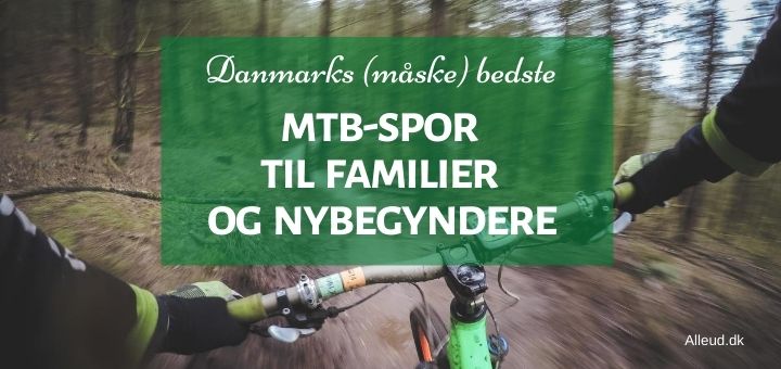 Mountainbike MTB familier børn børnefamilier lette spor