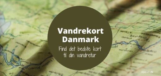 Vandrekort Danmark vandretur kort calazo friluftskort outdoorkort