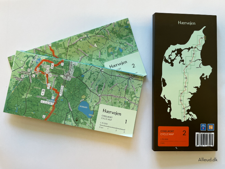Hærvejen Cykelkort Cykelrute