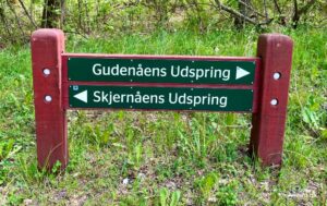 Hærvejen Det store vandskel Gudenåens udspring